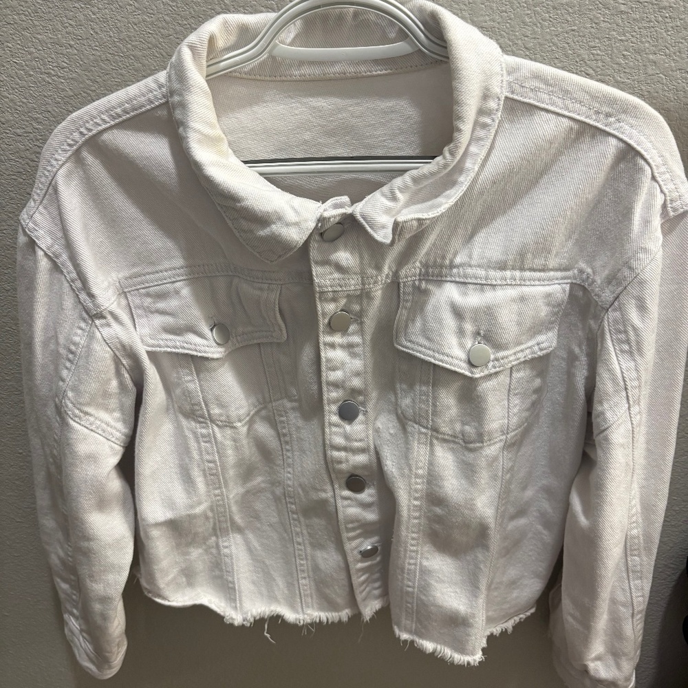 White Denim Jacket